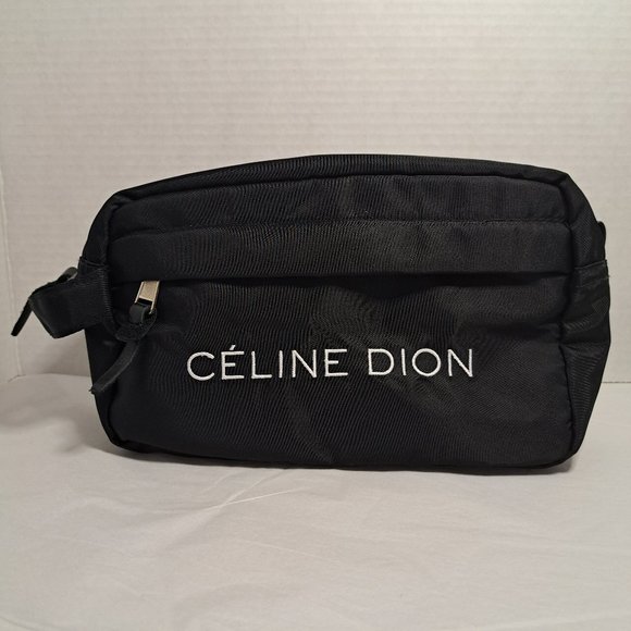 CELINE DION clutch toiletries bag + VIP BADGE WITH LANYARD - BUNDLE COLLECTOR - Picture 1 of 12